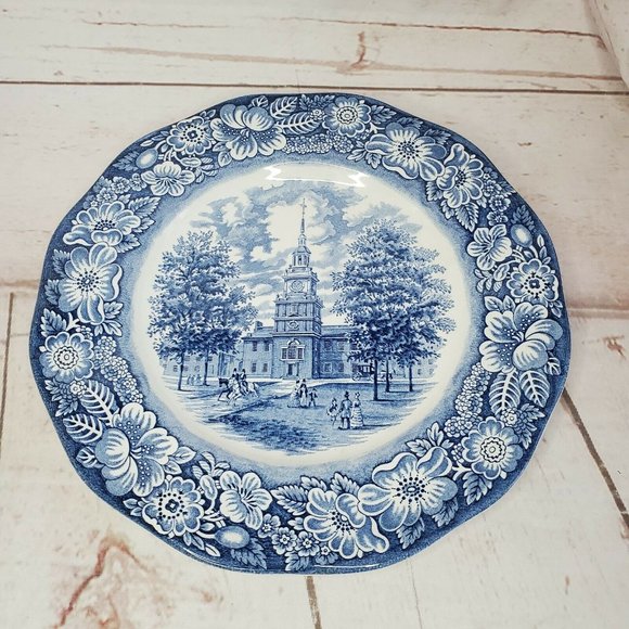 Liberty Blue Original Independence Hall Plate - Picture 3 of 11